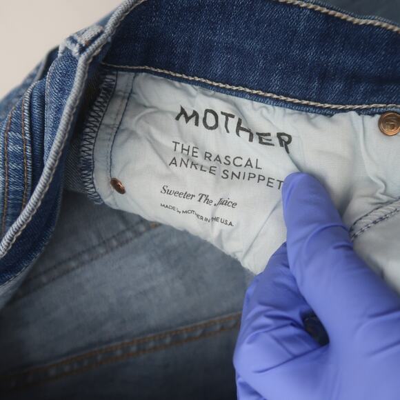 Mother The Rascal Ankle Snippet Jeans in Sweeter the Juice Size 27 - Picture 8 of 14